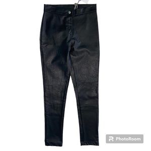 ODI ET AMO Iconic Collection faux leather pants NWT Sz XS